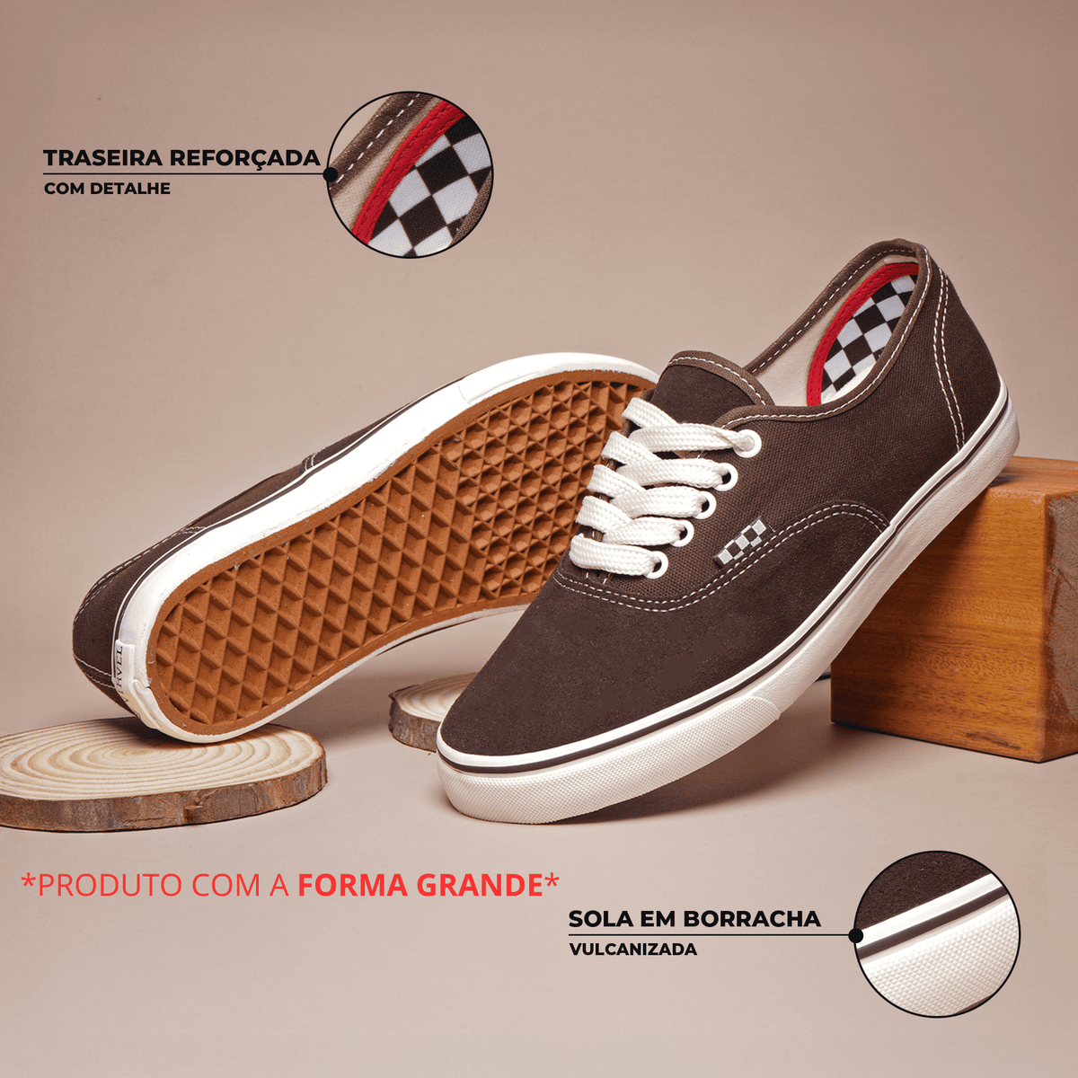 Tênis Virvel Essential Pro Marrom