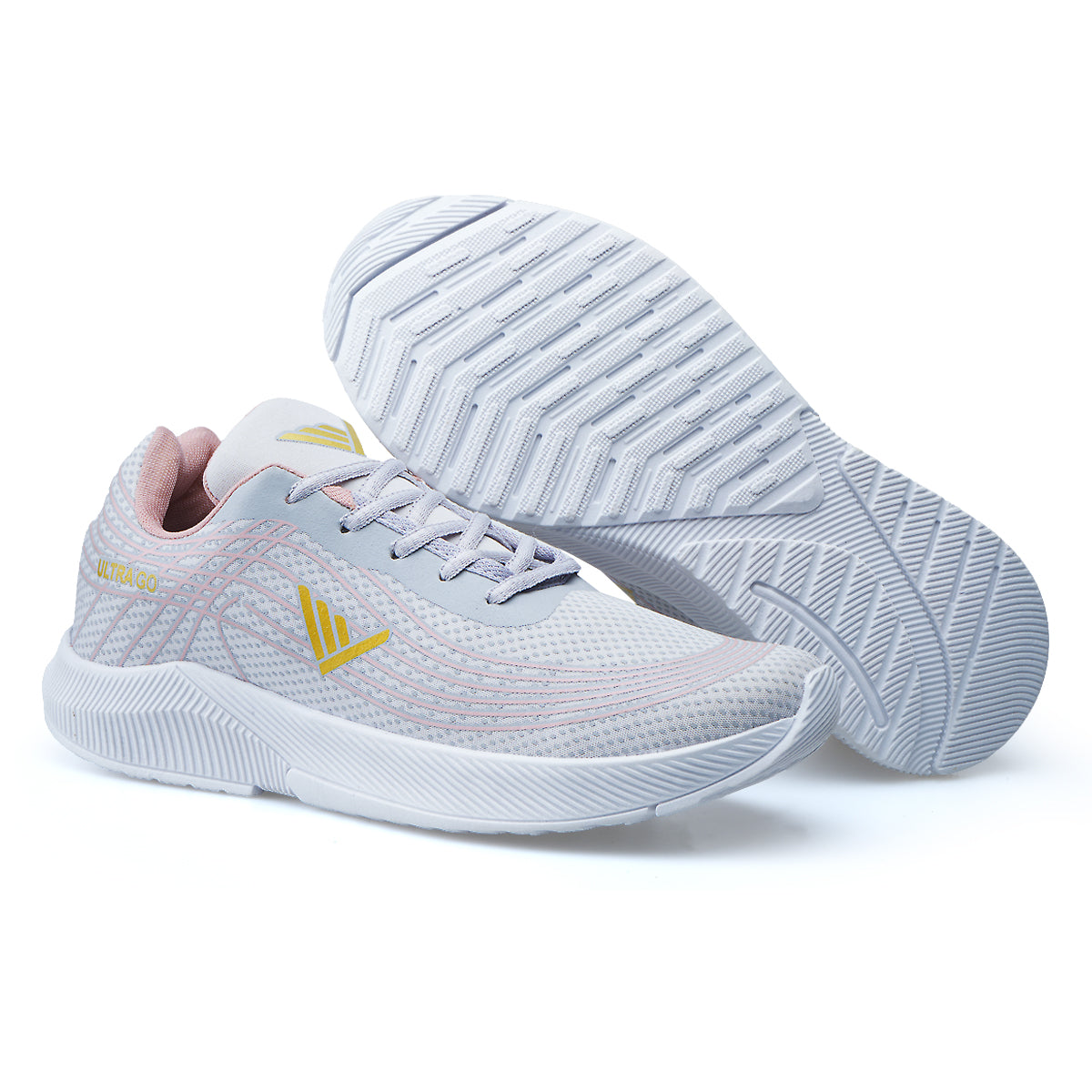 Tênis Virvel Ultra Go Rosa e dourado