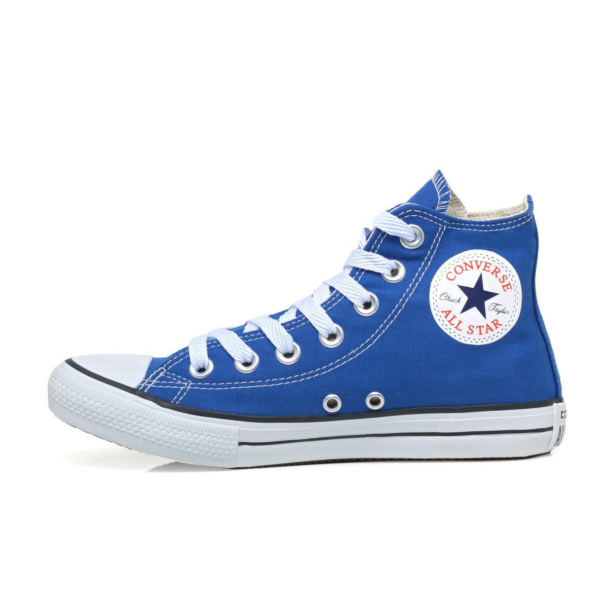 Combo 2 pares All Star cano alto Royal + Preto - Vortex Calçados