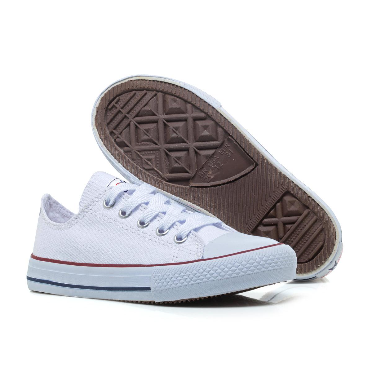 Combo 2 pares Cano Baixo Branco e Cano Alto Preto - Vortex Calçados