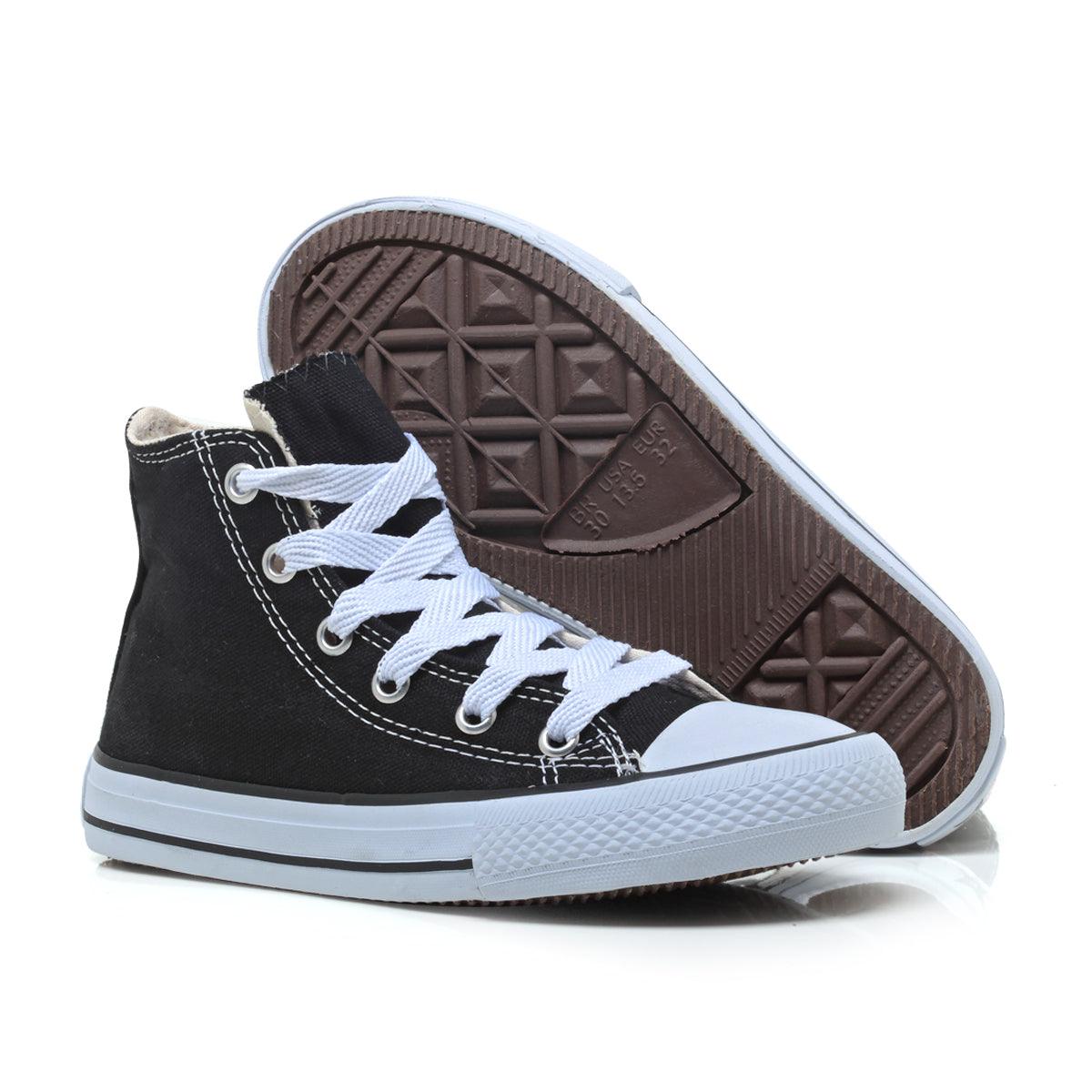 Combo 2 pares Cano Baixo Branco e Cano Alto Preto - Vortex Calçados