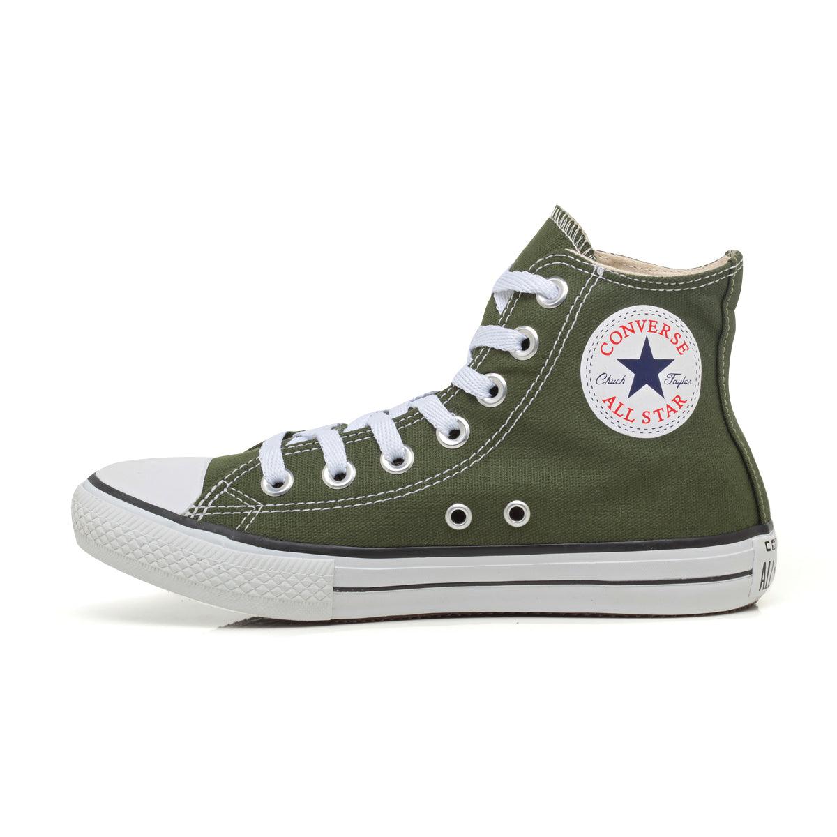 Tênis All Star Cano Alto Verde Musgo - Vortex Calçados