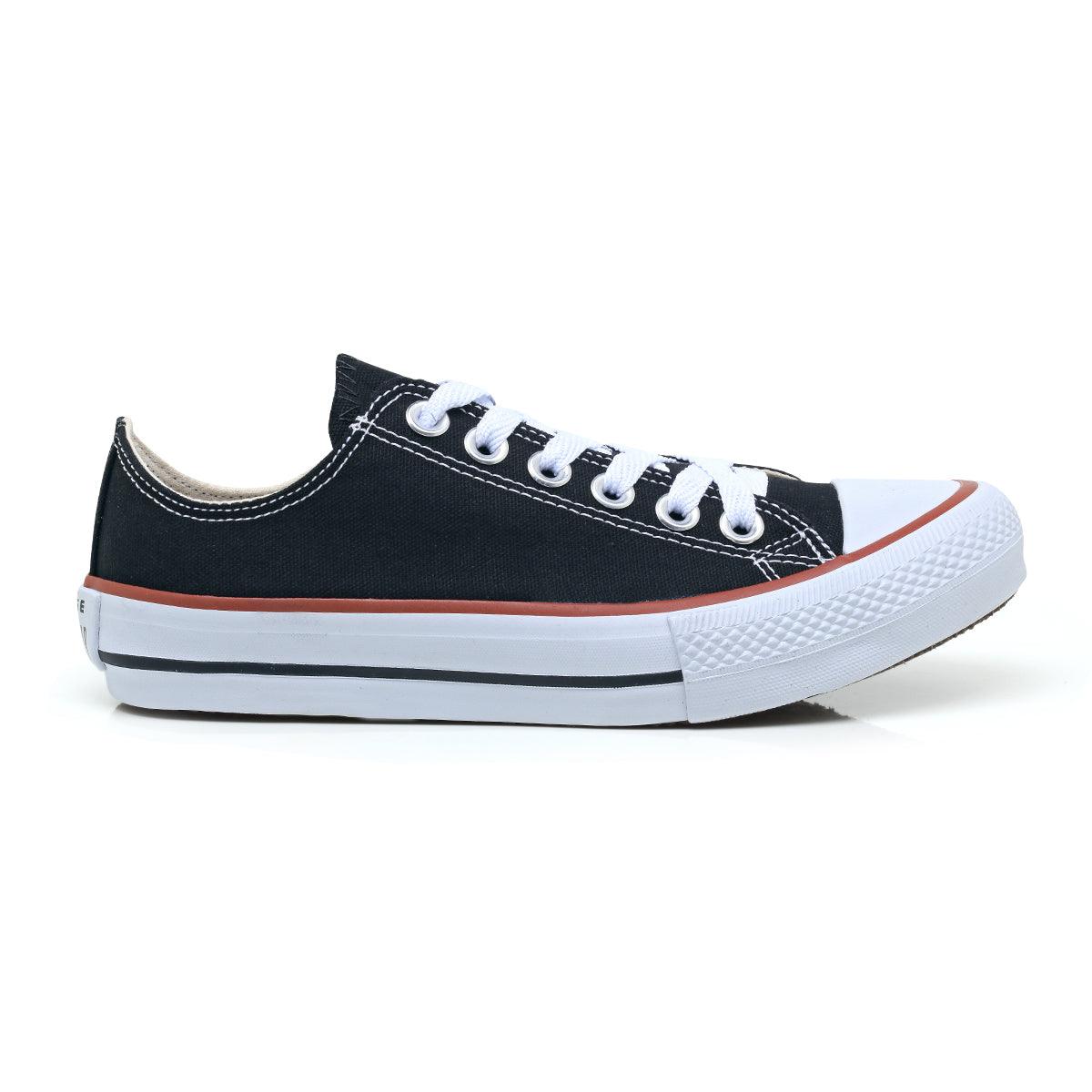 Combo 2 pares Cano Baixo Preto + Cano Alto Royal - Vortex Calçados