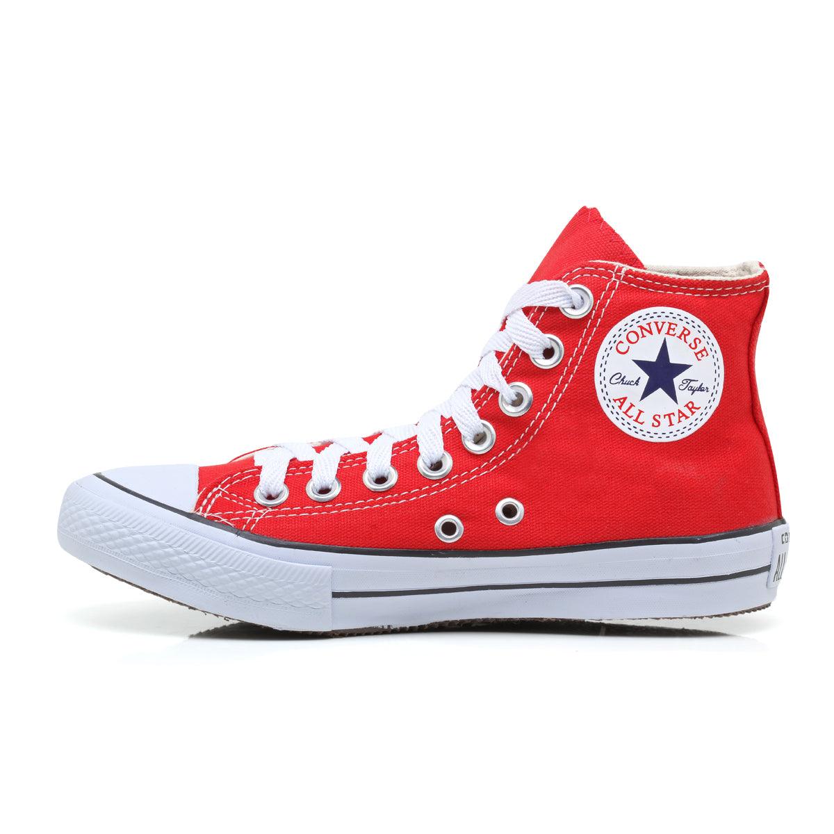 Combo 2 pares All Star cano alto Azul Bebê + Vermelho - Vortex Calçados