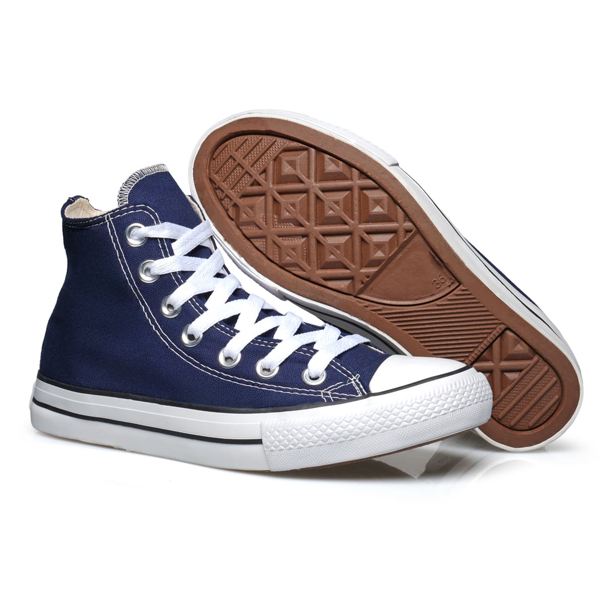 Tênis Cano Alto Virvel Star Azul Marinho - Virvel shoes