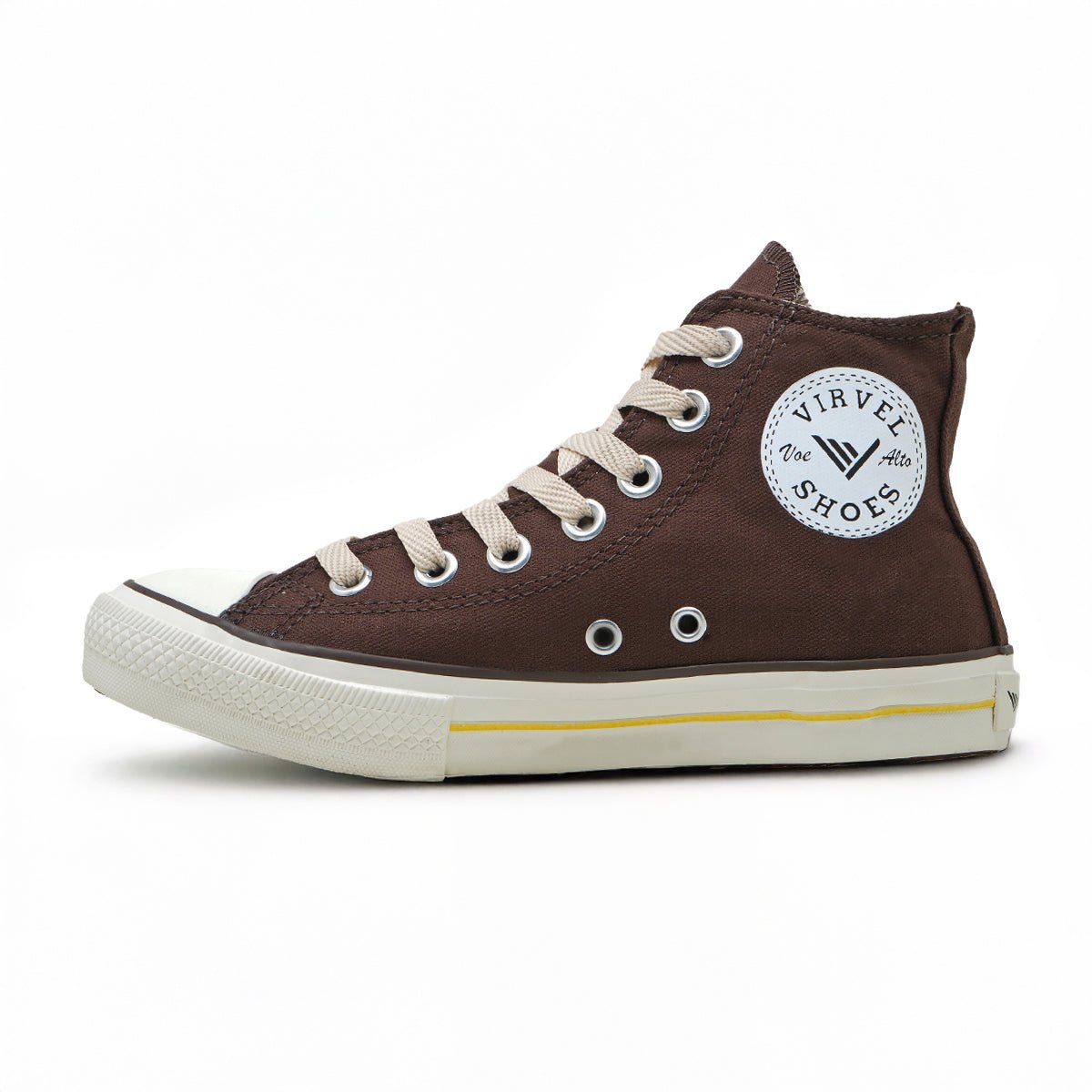 Tênis Cano Alto Virvel Star Marrom* - Virvel shoes