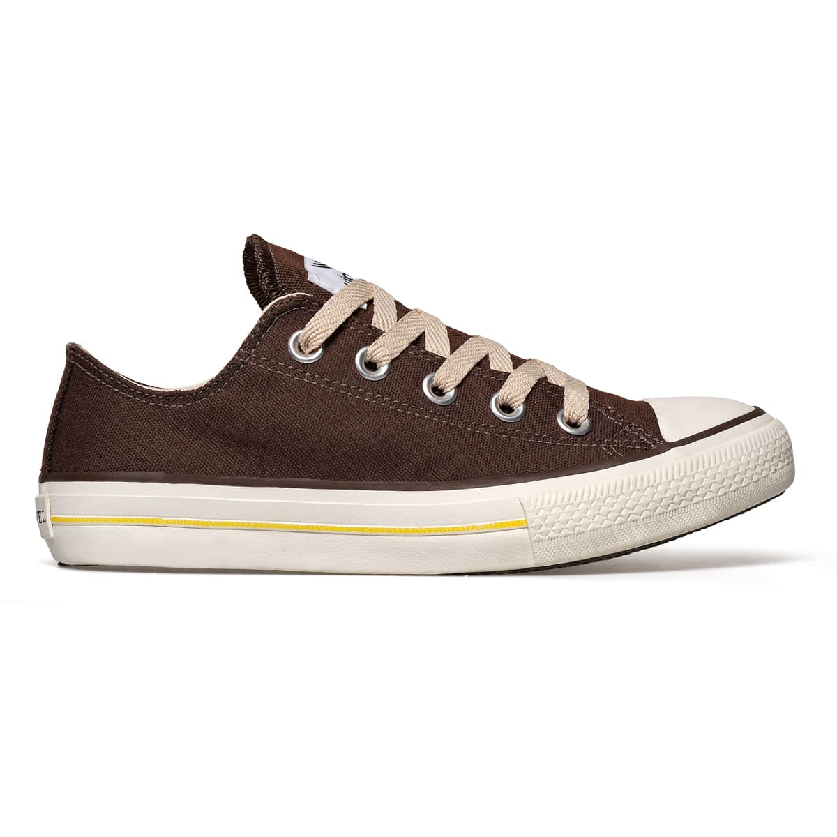 Tênis Tradicional Virvel Star Chocolate Cream Marrom - Virvel shoes