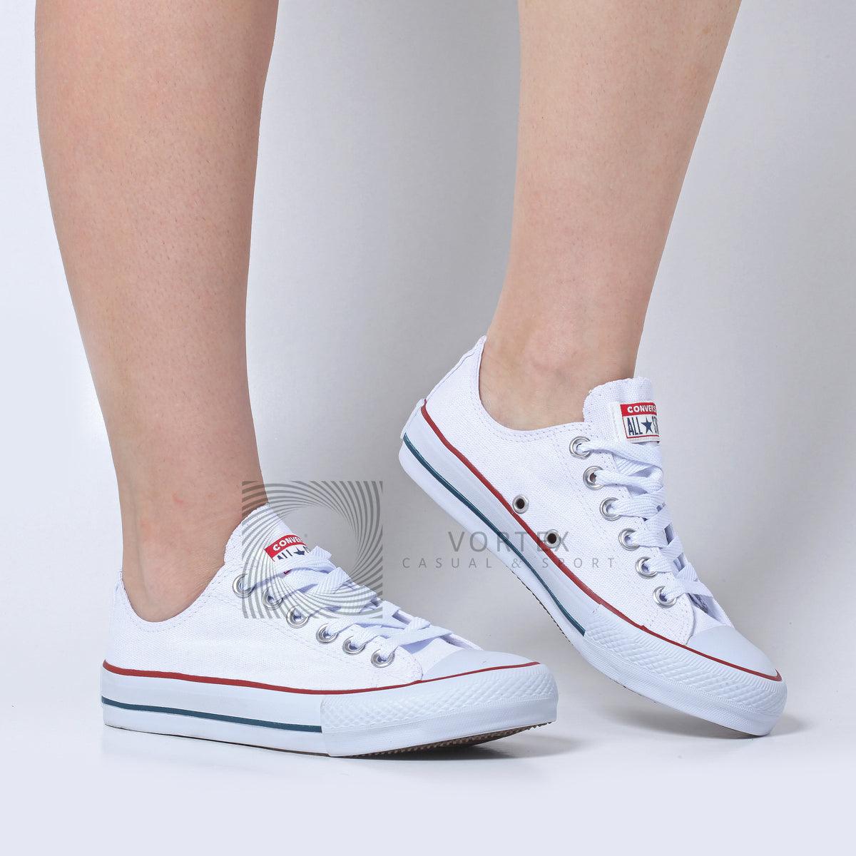 Combo 2 pares All Star Convencional Preto+Branco - Vortex Calçados