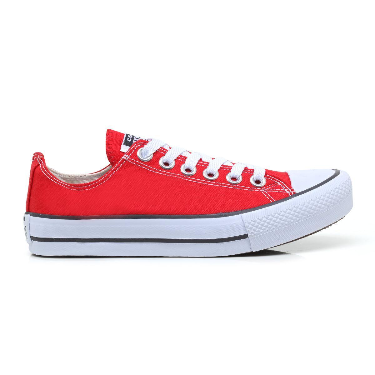 Combo 2 pares All Star Convencional Vermelho+Vermelho - Vortex Calçados