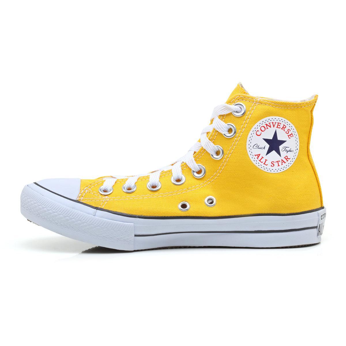 Combo 2 pares All Star cano alto Preto+Amarelo - Vortex Calçados