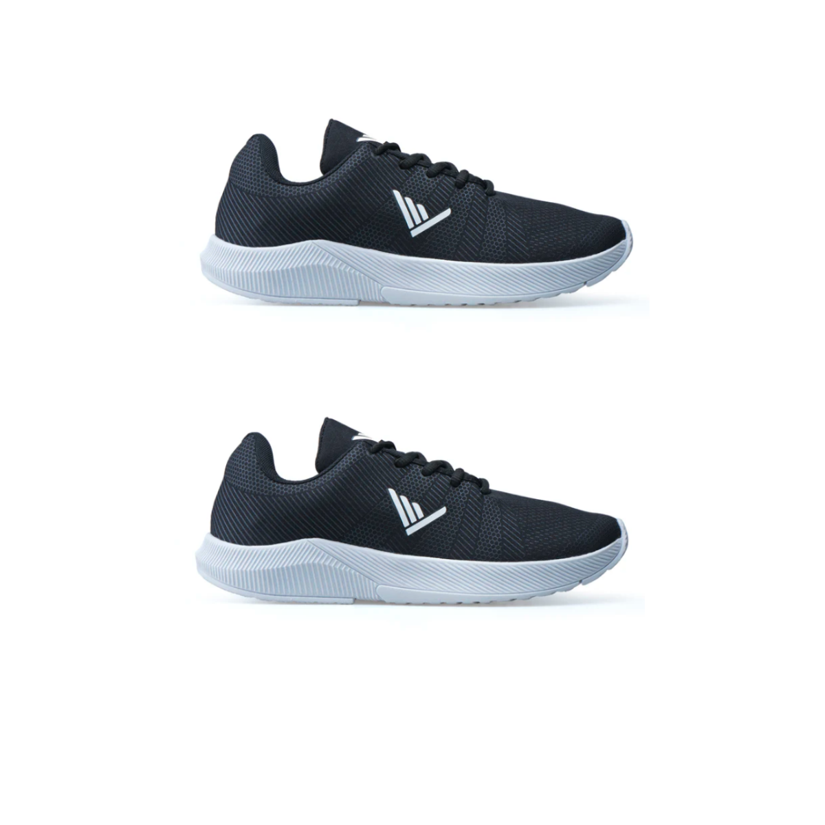 Combo Tênis Adulto Virvel Ultra Go Preto e Branco e Preto e Branco