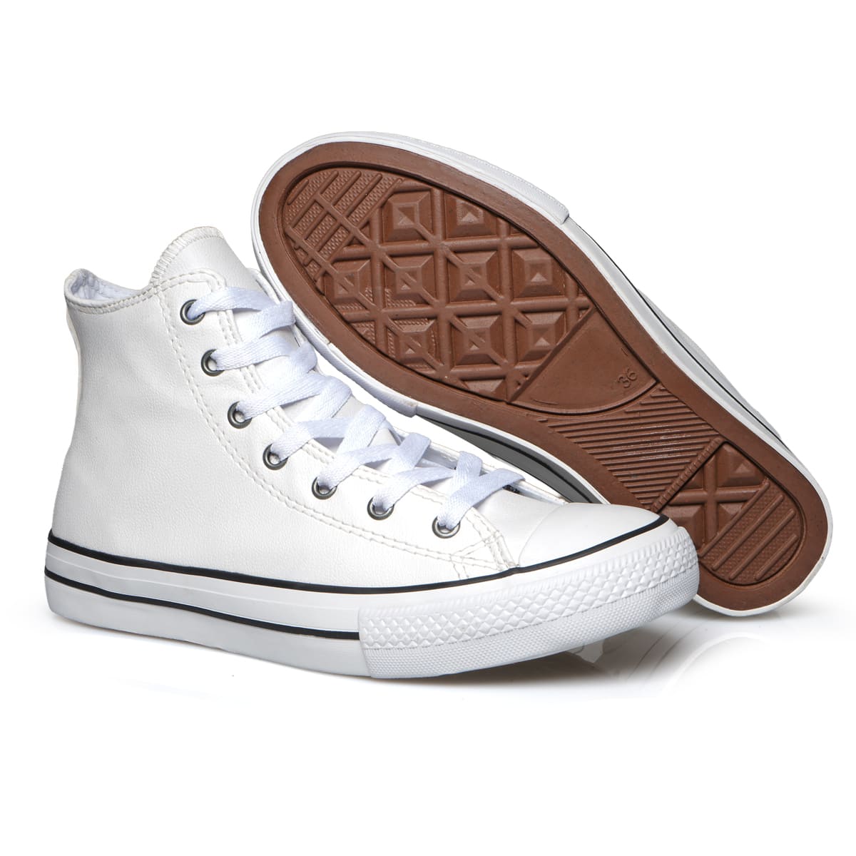 Tênis Cano Alto Virvel Star Cloud Synthetic (Branco)