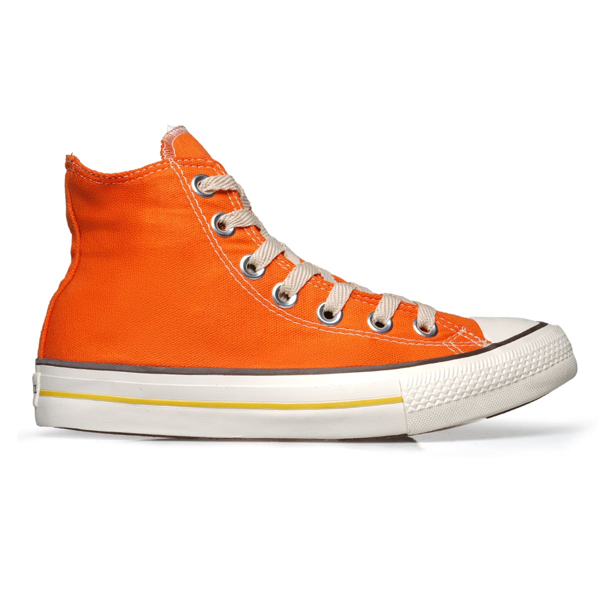 Tênis Virvel Star Cano Alto Laranja Orange Pop
