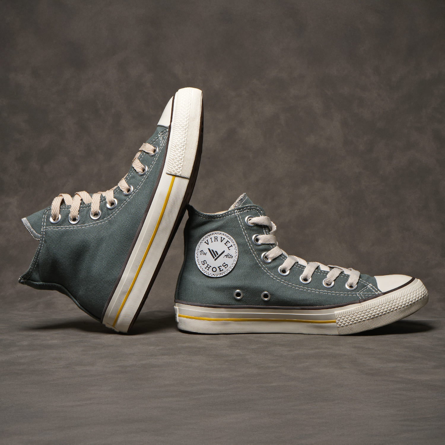 Tênis Adulto Cano Alto Virvel Star Cinza Urban Grey