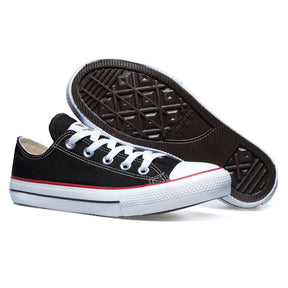 Tênis Virvel Star Cano Baixo Preto – O Clássico em Lona