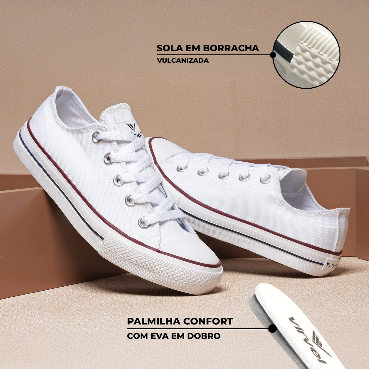 Tênis Virvel Star Tradicional Branco*