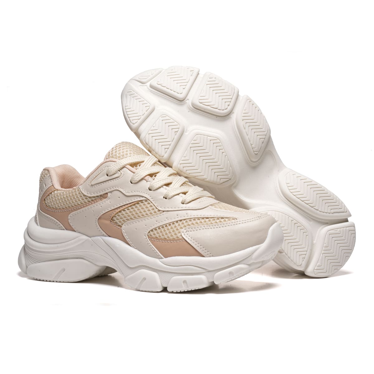 Tênis Virvel Ana Creme/Beige