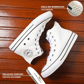 Tênis Cano Alto Virvel Star Cloud Synthetic (Branco) - Virvel shoes