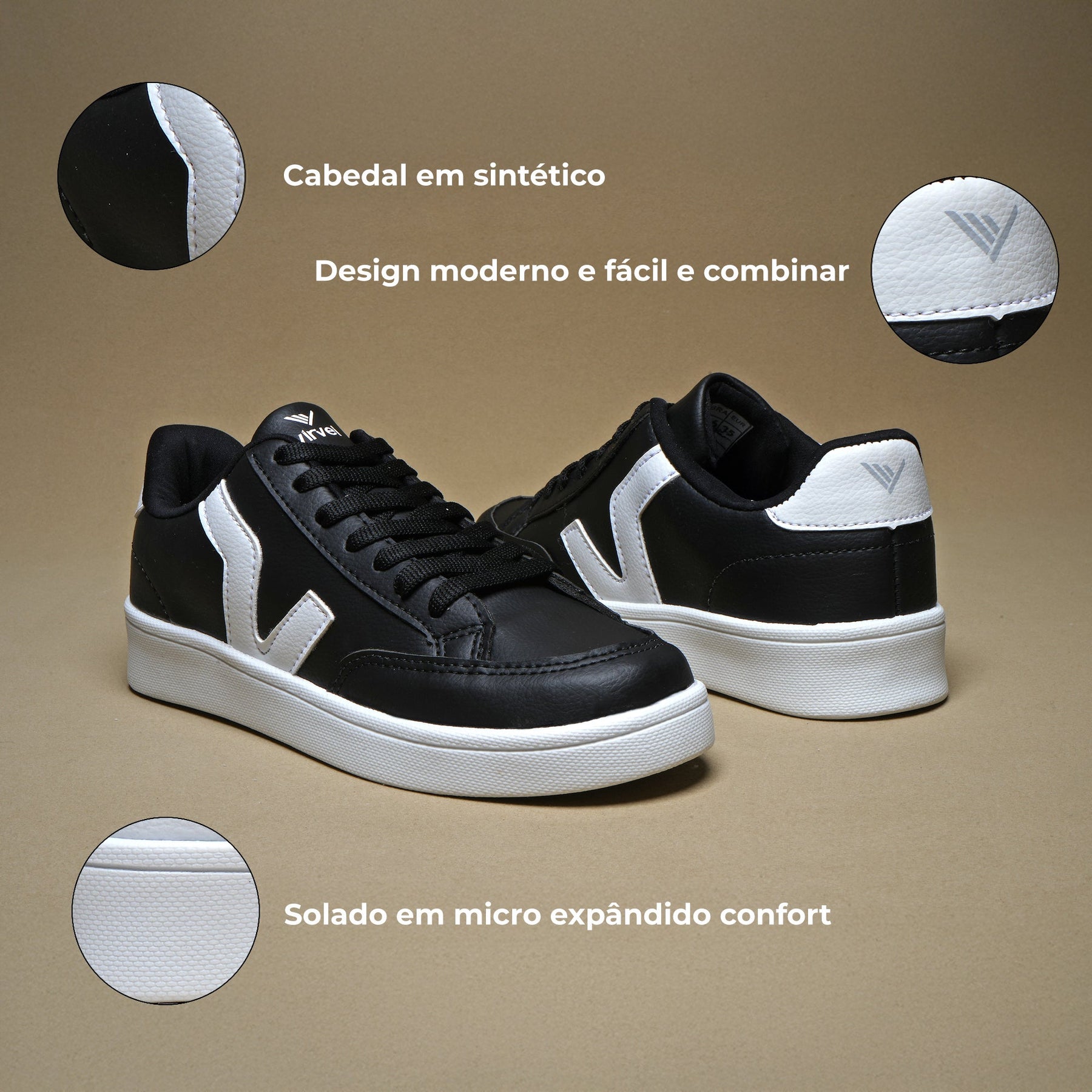 Tênis Solis Casual Virvel - Virvel shoes