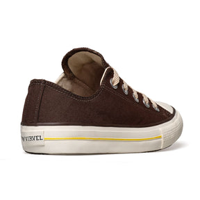 Tênis Tradicional Virvel Star Chocolate Cream Marrom - Virvel shoes