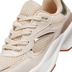 Tênis Virvel Aura Chunky Nude/Gold - Virvel shoes