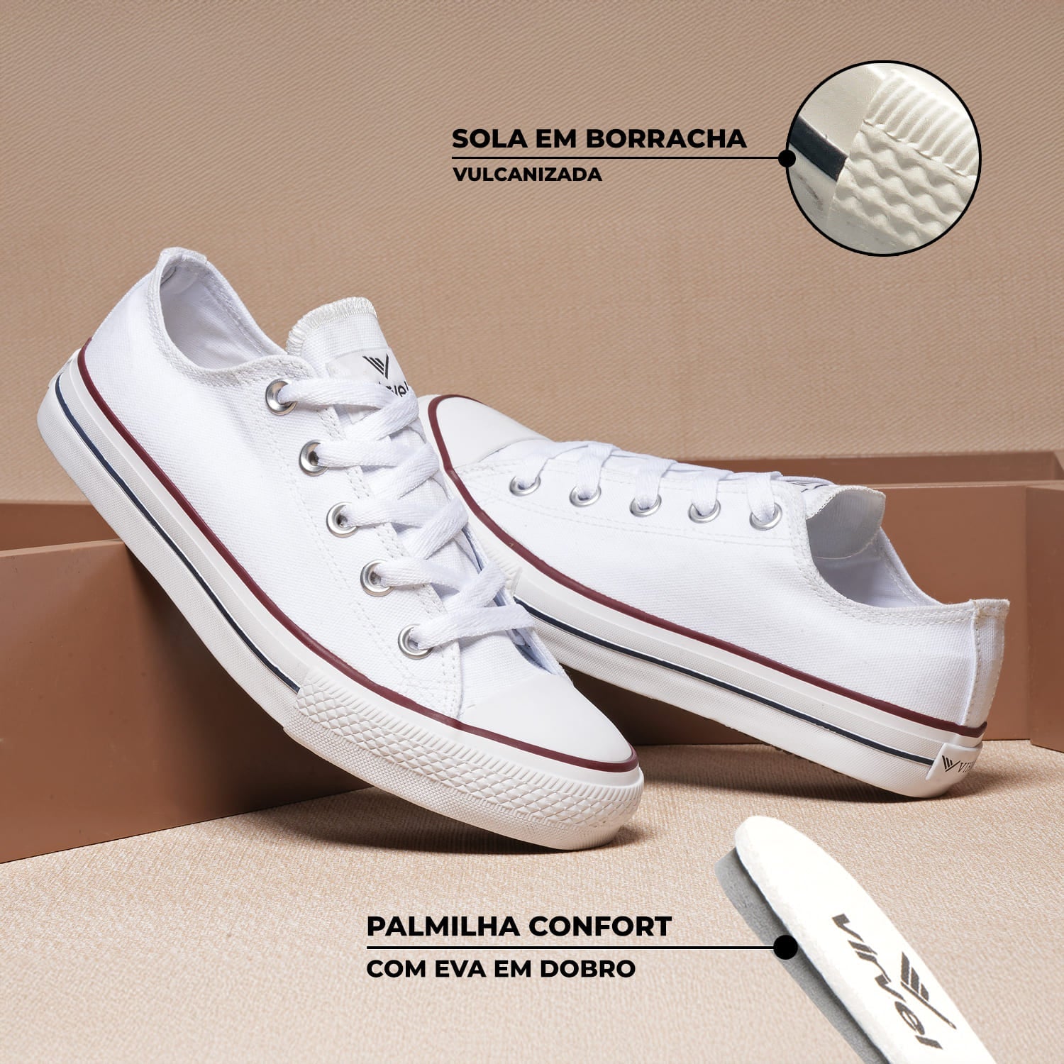 Tênis Virvel Star Tradicional Branco* - Virvel shoes