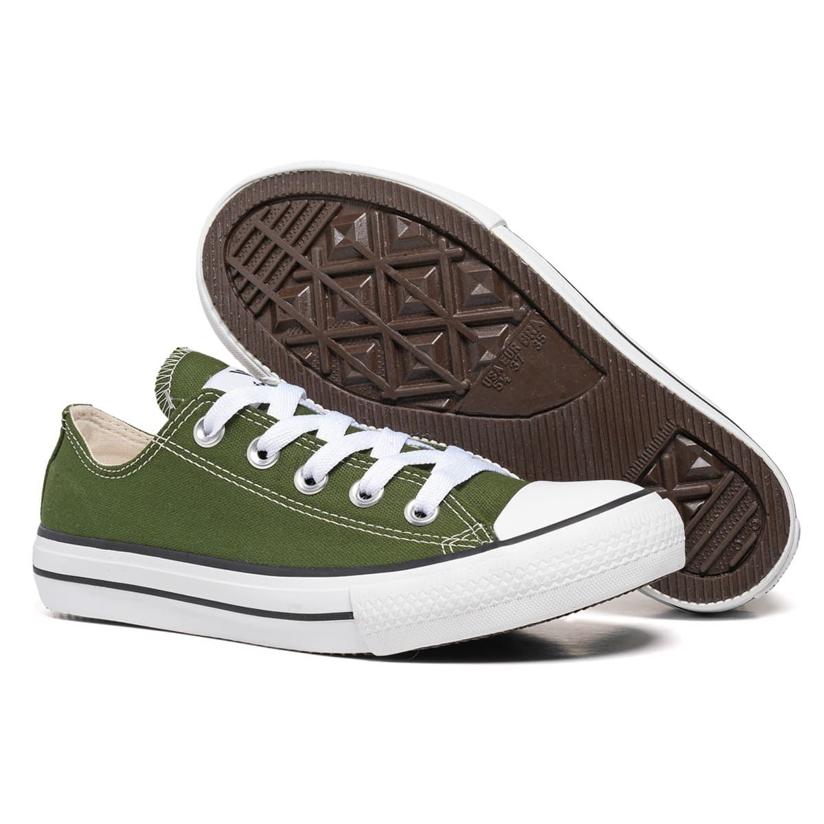Tênis Virvel Star Tradicional Verde Musgo* - Virvel shoes