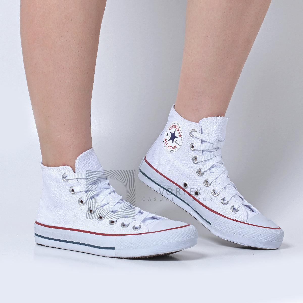 Converse Sapato Cano Medio Cano Alto Tenis All Star Platform Preto